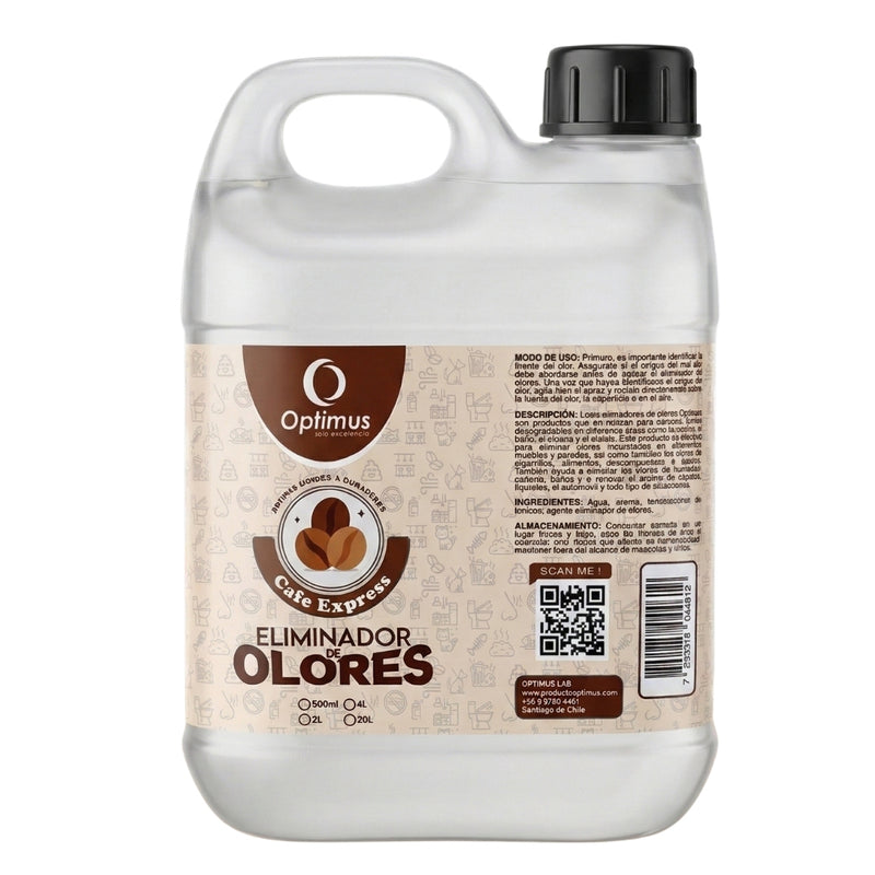 Eliminador de Olores Optimus – Café Express Refill 2 Litros