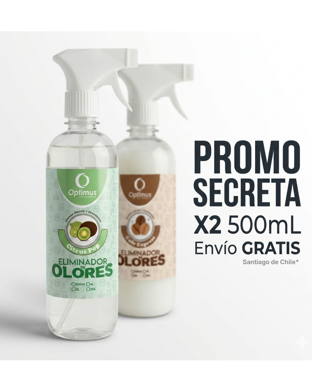 Promo Ahorro – 2 Eliminador de Olores Sprays 500mL